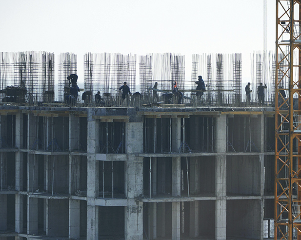 Obra en construcción con supervisión de arquitectos